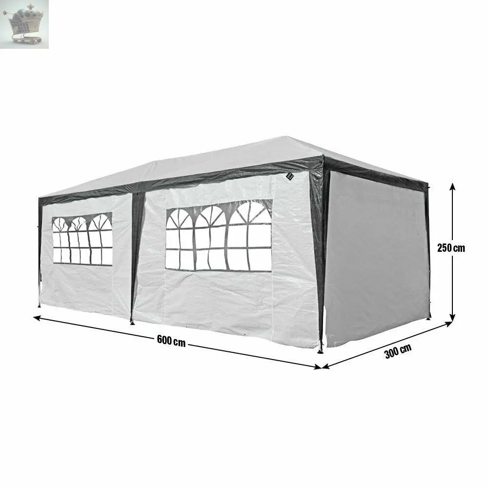 3x6m Gazebo Canopy With 6 sides Gearcourt