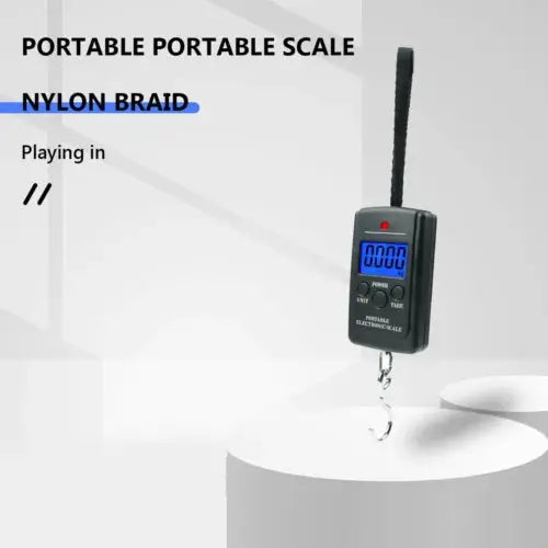 40kg Portable Digital Fishing Scales & Batteries Weighing Hanging Travel Luggage Royalcart