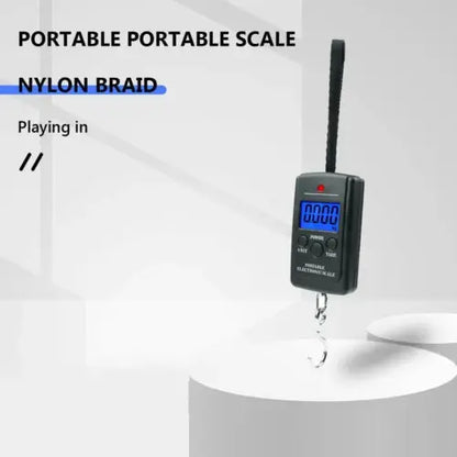 40kg Portable Digital Fishing Scales & Batteries Weighing Hanging Travel Luggage Royalcart