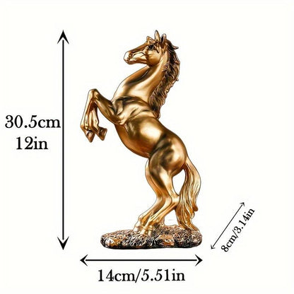 Horse Statue Art Home Deco Animal Sculpture Resin Craft Figurine Ornament Statue Royalcart