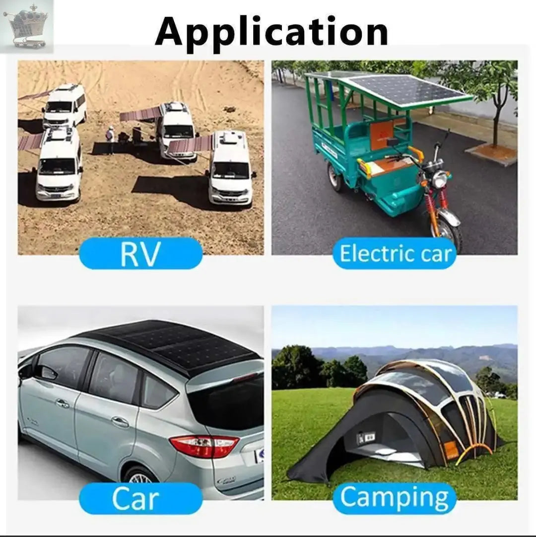 50W Solar Panel Kit Battery Charger & 100A Controller For Car Van Caravan Boat Royalcart