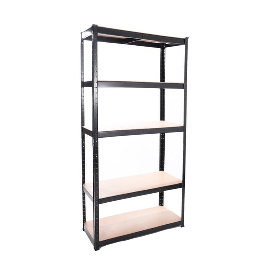 Warehouse 5 Tier Racking Shelf Heavy Duty Steel Garage Shelving Unit Garden Shed Shelving, 2 sizes Royalcart