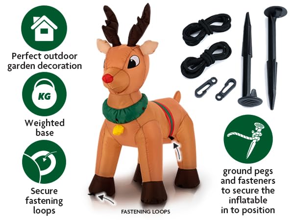 Christmas Inflatable Reindeer