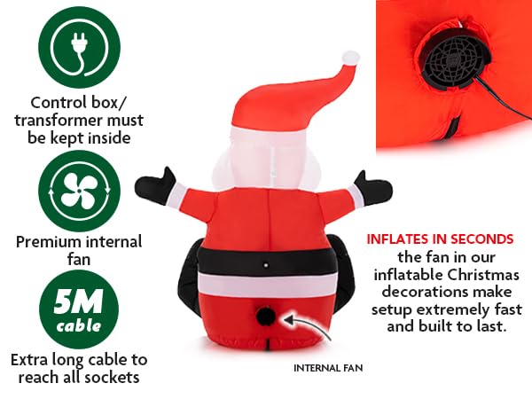 Christmas Inflatable Santa