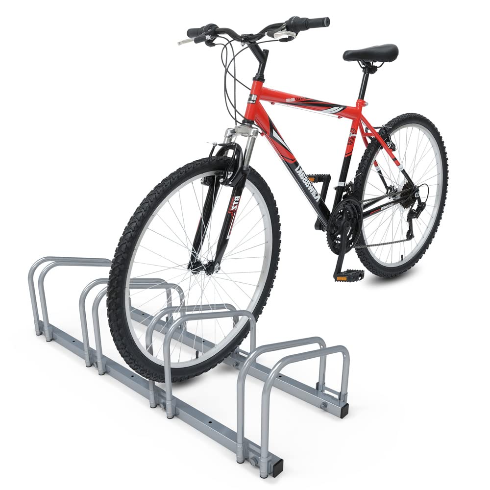 3/4/5/6 Bike Stand Floor or Wall mounted bike rack for garage Bicycle Parking rack Cycle Storage Locking Stand