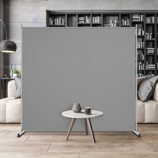 Single Large Panel Room Divider Privacy Screen for Office Freestanding Divider 71''W x 71''H