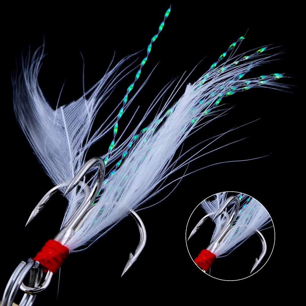 120 PCS Fishing Lures Mixed Including Spinners,VIB,Treble Hooks,Single Hooks,Swivels,Pliers and Tackle Box