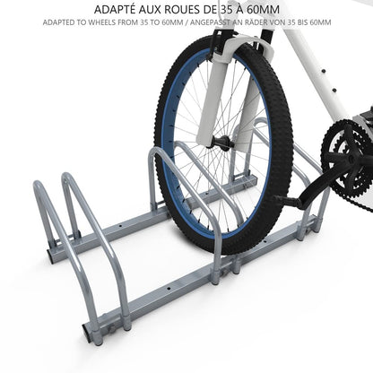 3/4/5/6 Bike Stand Floor or Wall mounted bike rack for garage Bicycle Parking rack Cycle Storage Locking Stand