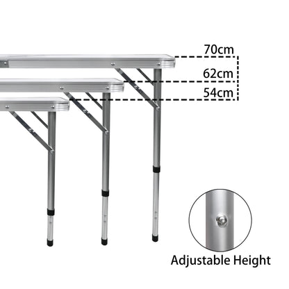 4FT heavy-duty folding table camping table next day delivery