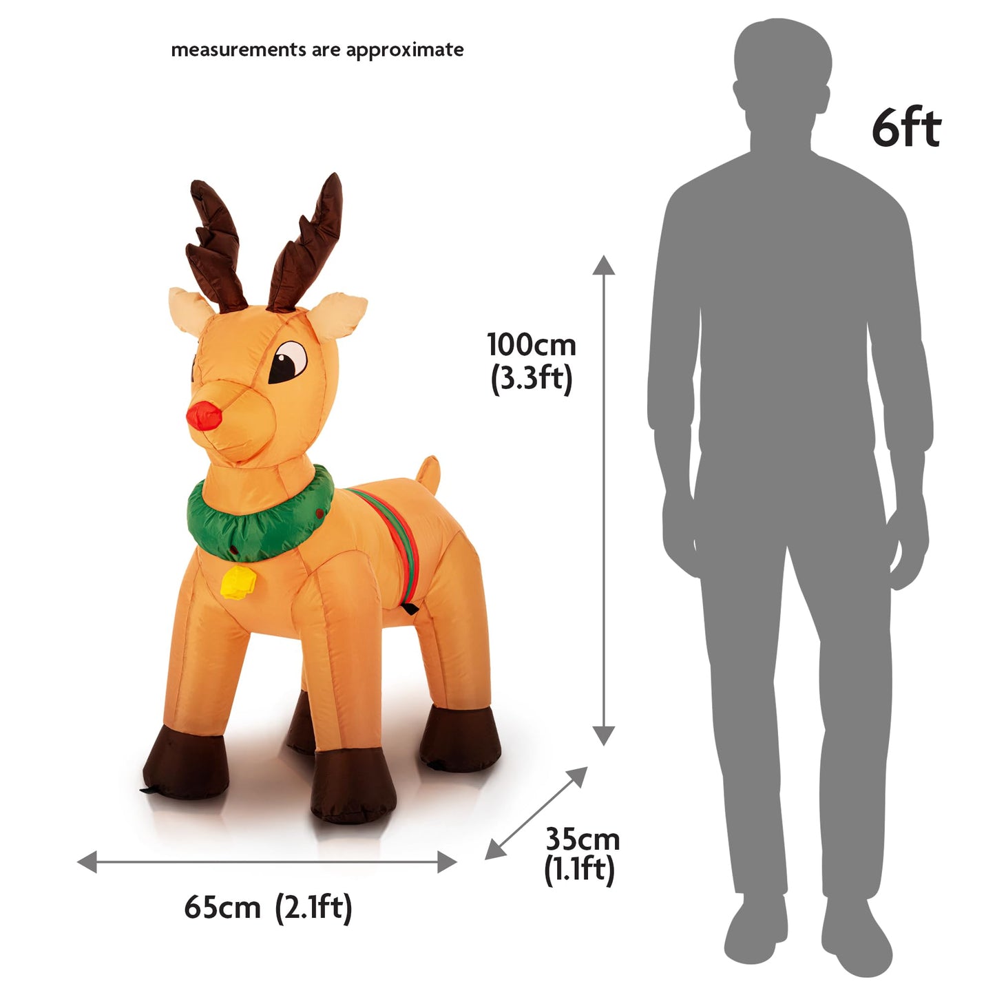 Christmas Inflatable Reindeer