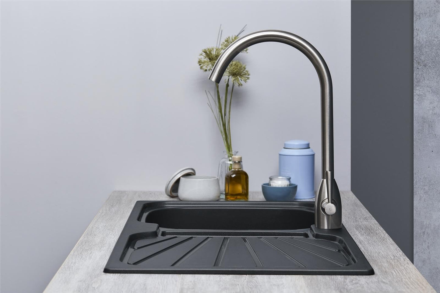 Kitchen Sink Single black