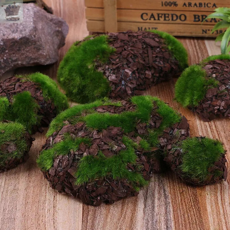 6Pcs Foam Moss Stone Fake Rock Artificial Flower Plant Home Garden Decor Royalcart