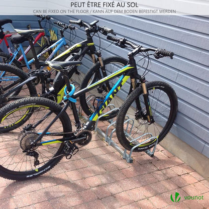 3/4/5/6 Bike Stand Floor or Wall mounted bike rack for garage Bicycle Parking rack Cycle Storage Locking Stand