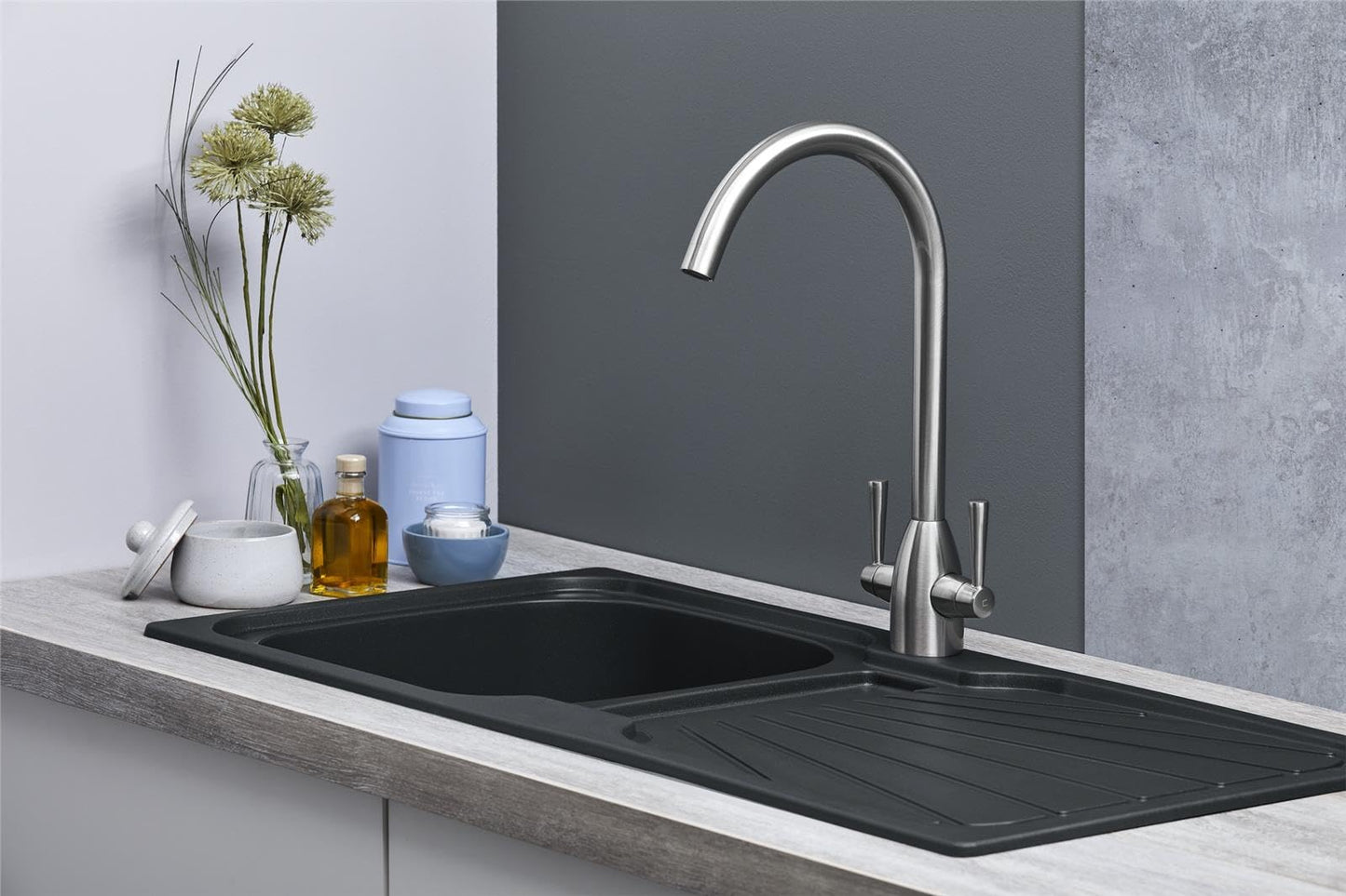 Kitchen Sink Single black