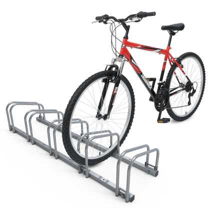 3/4/5/6 Bike Stand Floor or Wall mounted bike rack for garage Bicycle Parking rack Cycle Storage Locking Stand