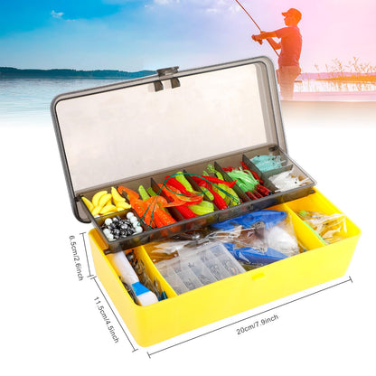 301 PCS Fishing Lures Sea Bass Set Mixed