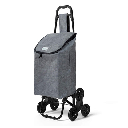 6 Wheels Folding Shopping Trolley Stair Climbing Shopping Cart Grocery Trolley