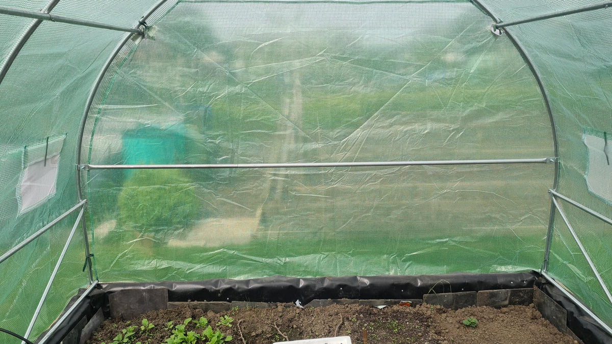 Walk-in Greenhouse Galvanised Frame Polly Tunnel Patio Garden Outdoor Polytunnel
