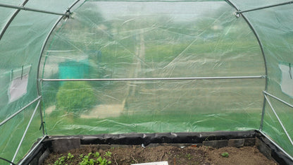 Walk-in Greenhouse Galvanised Frame Polly Tunnel Patio Garden Outdoor Polytunnel