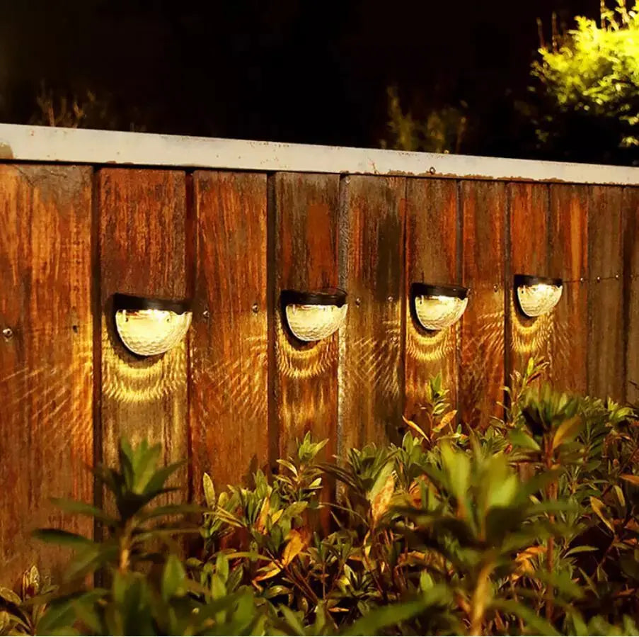 8X Super Bright Solar Powered Door Fence Wall Lights Led Outdoor Garden Lamp - Royalcart