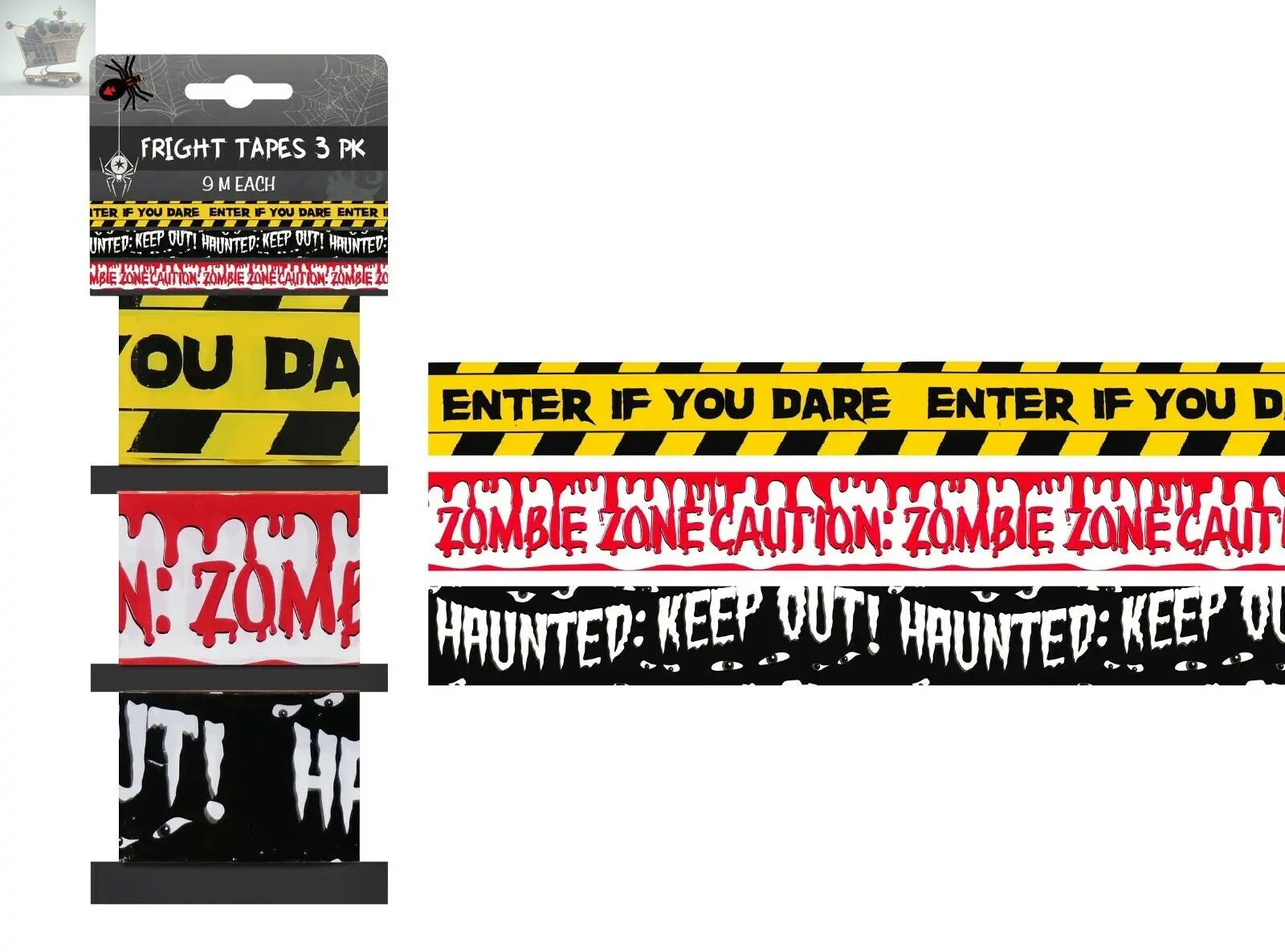 9m Halloween Warning Tape Banner Haunted House Party Decoration Royalcart