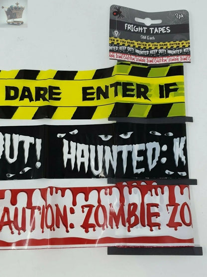 9m Halloween Warning Tape Banner Haunted House Party Decoration Royalcart