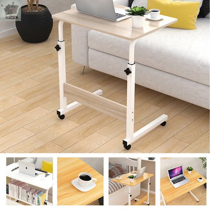 Adjustable Height Laptop Sofa Bedside Cart Over Bed Computer Table Notebook Desk Royalcart