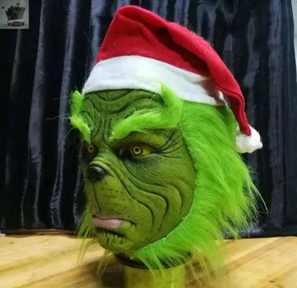 Adults The Grinch Mask Xmas Party Cosplay Christmas Royalcart