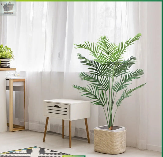 Artificial Areca Palm Tree Fake Tropical Palm Plant Royalcart