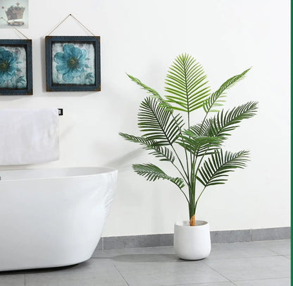 Artificial Areca Palm Tree Fake Tropical Palm Plant Royalcart