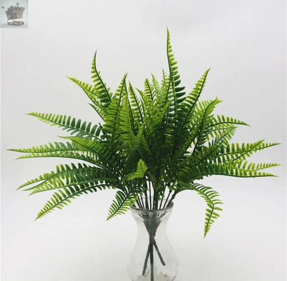 Artificial Fern Evergreen Persian Grass Decor Plants Royalcart