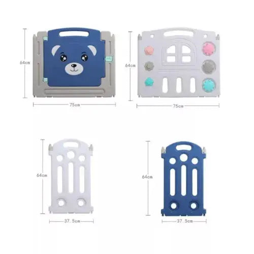 Baby Playpen 14 Panels Kids Activity Center Safety Play Yard Baby Fence Toddler - Royalcart