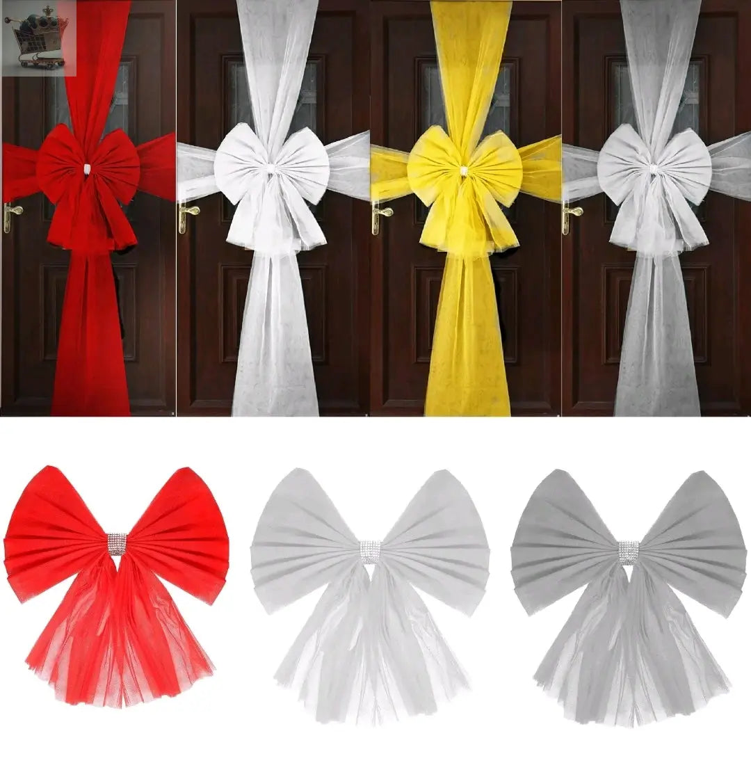 Christmas Door Bow Window Traditional Xmas Wedding Decoration Extra Large Bow Royalcart