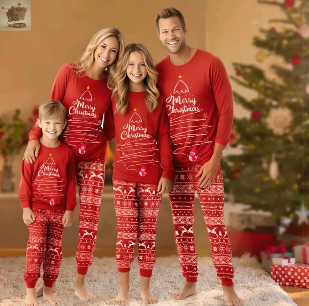 Christmas PJs Family Matching Adult Kids Girls Xmas Pyjamas Set New Royalcart