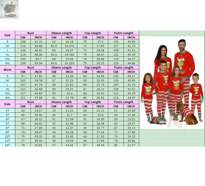 Christmas PJs Family Matching Adult Kids Girls Xmas The Grinch Pyjamas Set New Royalcart