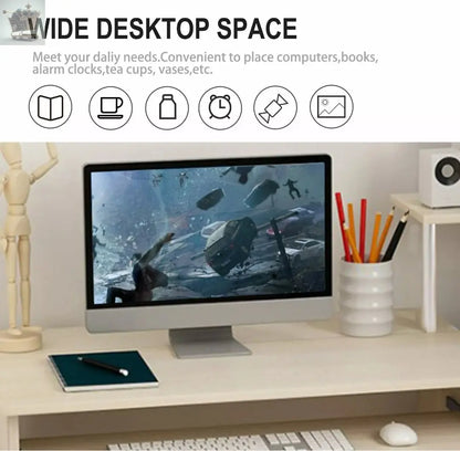 Computer Desk Laptop Pc Study Table Home Office Desk Furniture Shelf Workstation Royalcart