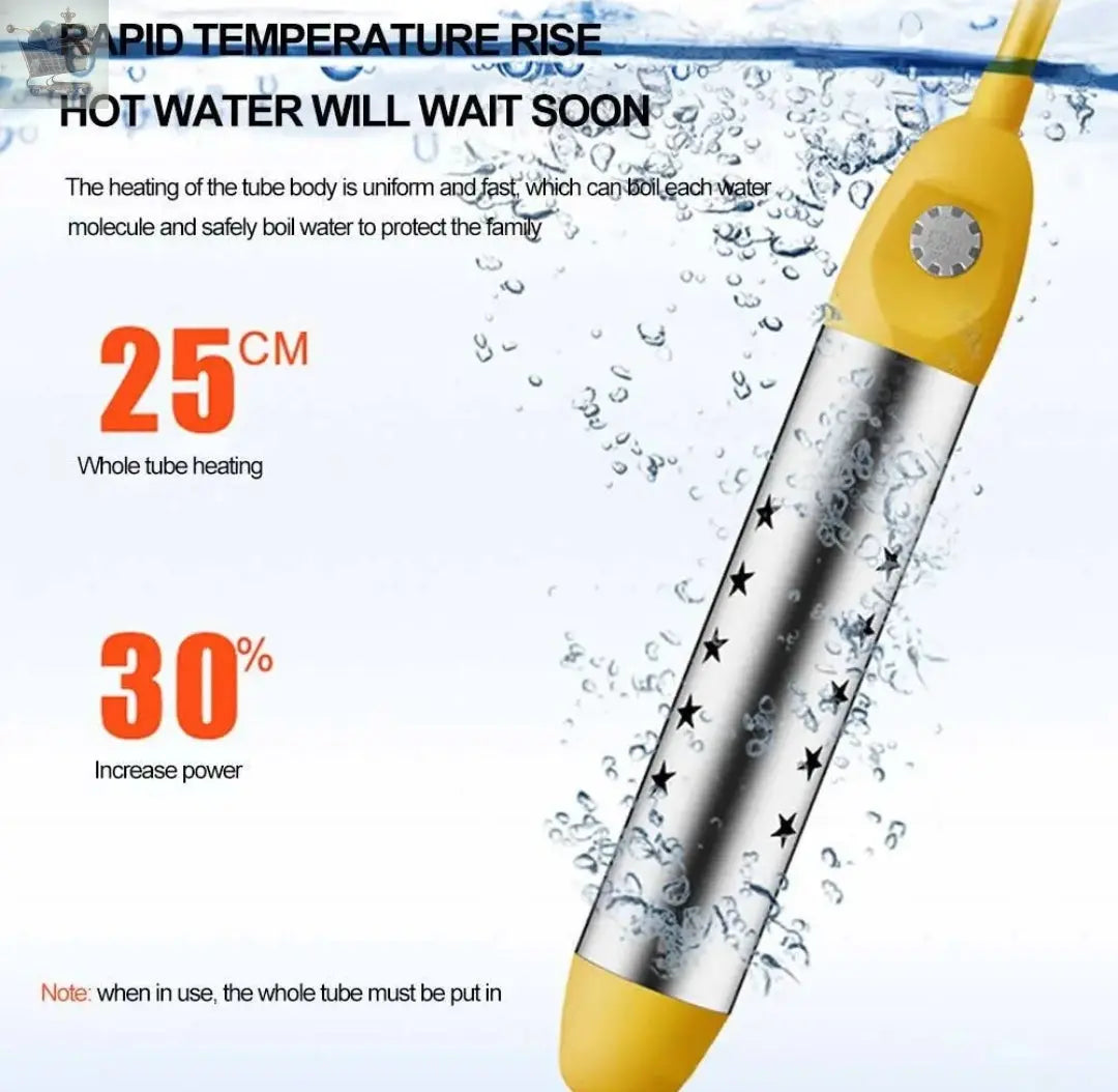 Electric Immersion Instant Water Heater Floating Boiler Portable Suspension Bath - Royalcart