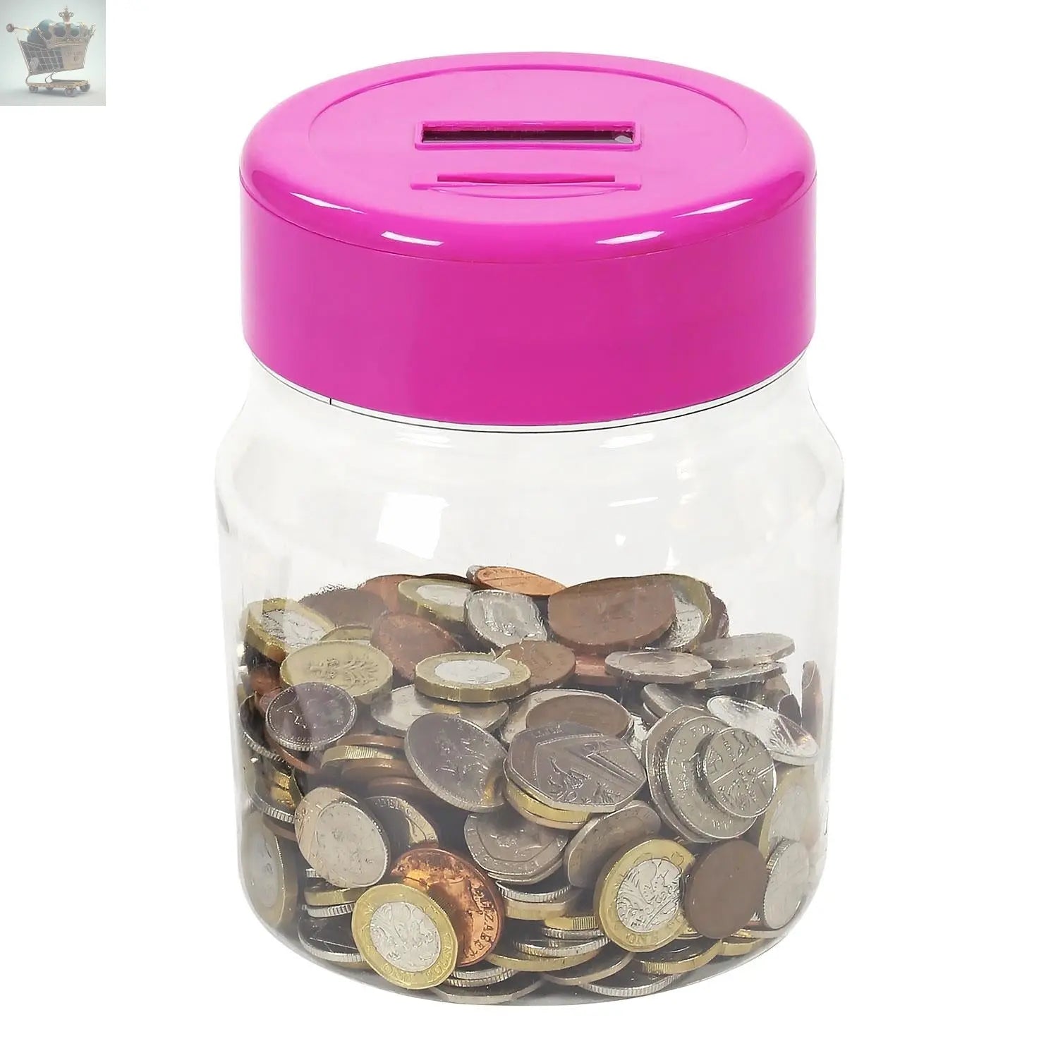 Electronic LCD Coin Money Counting Jar Box Saving Safe Digital Piggy Bank New Royalcart