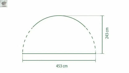 Event Dome XL 4.5M with 4 Screen Walls Camping Caravan Shelter Royalcart