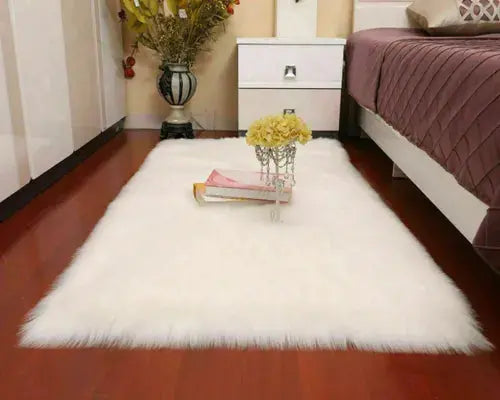 Extra Large Soft Fluffy Faux Fur Sheepskin Rug Warm Floor Carpet Mat Thick Decor Royalcart