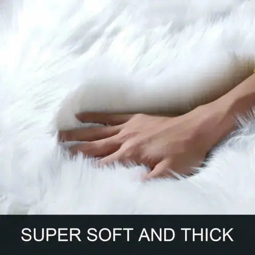 Extra Large Soft Fluffy Faux Fur Sheepskin Rug Warm Floor Carpet Mat Thick Decor Royalcart