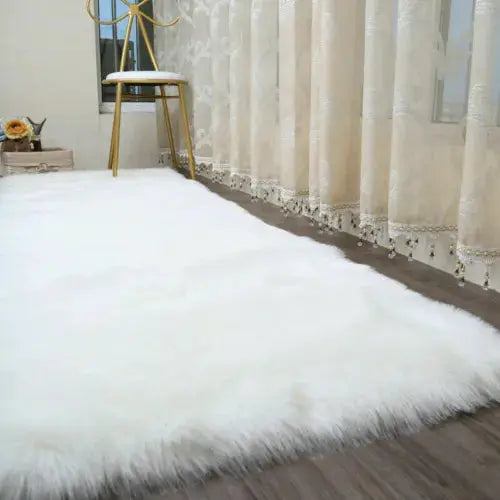 Extra Large Soft Fluffy Faux Fur Sheepskin Rug Warm Floor Carpet Mat Thick Decor Royalcart