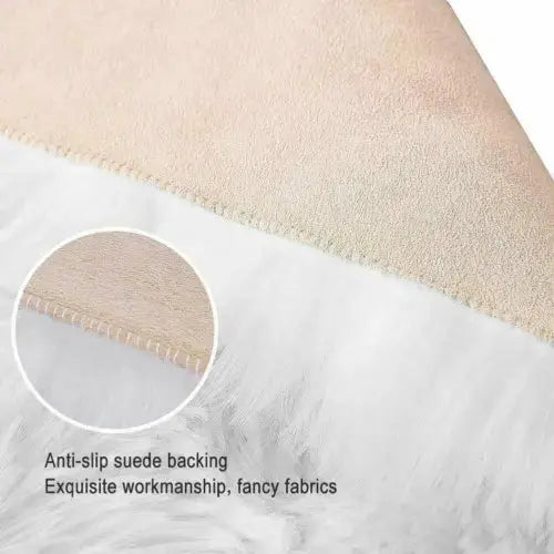 Extra Large Soft Fluffy Faux Fur Sheepskin Rug Warm Floor Carpet Mat Thick Decor Royalcart