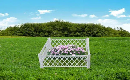 Farmer Plastic Picket Fence Garden Border Edgings Royalcart