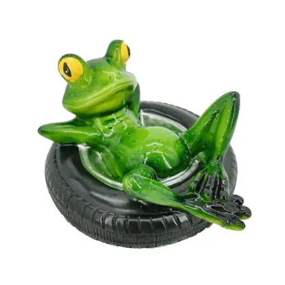 Floating Garden Pond Decorative Frog Sculpture Animal Statue Frog Ornaments UK Royalcart