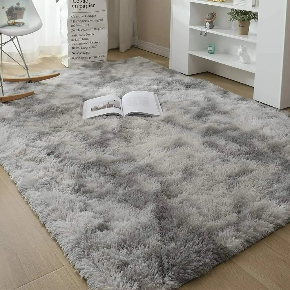 Fluffy Rugs Anti-Slip Large SHAGGY RUG Super Soft Mat Living Room Bedroom Carpet Royalcart