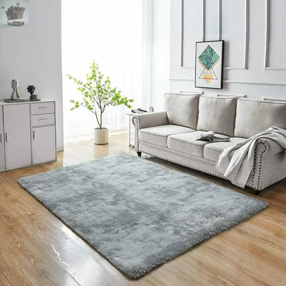 Fluffy Rugs Anti-Slip Large SHAGGY RUG Super Soft Mat Living Room Bedroom Carpet Royalcart