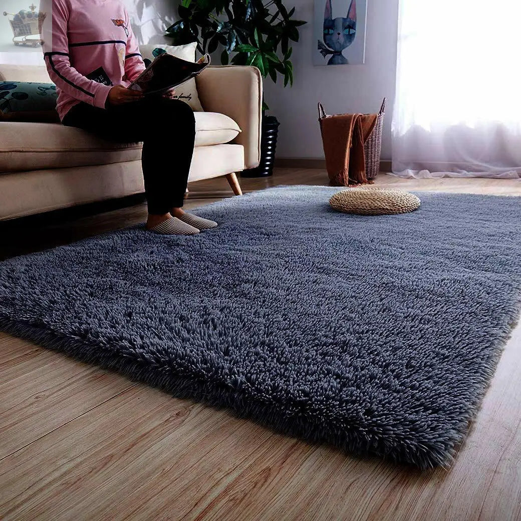 Fluffy Rugs Anti-Slip SHAGGY RUG Super Soft Royalcart