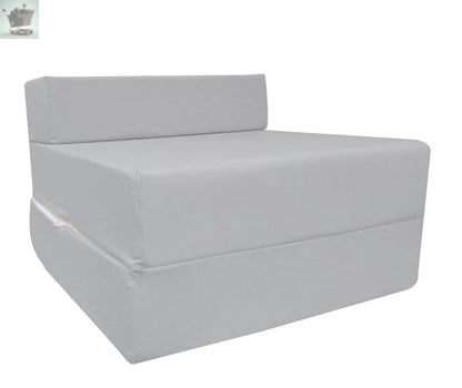 Fold Out Single Chair Z Bed Sofa Guest Futon Chair Bed Lounger Mattress Foam Royalcart