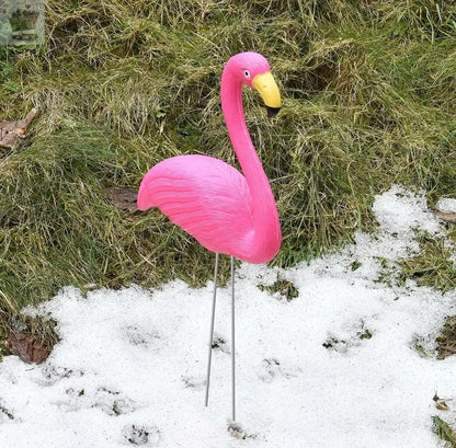 Garden Flamingo Set of 2 Pink Yard Lawn Statue Party Ornament Royalcart